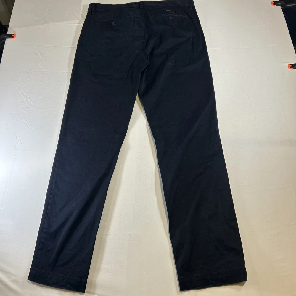 Banana Republic Emerson Straight Fit Chinos Mens 35x34 Navy Blue‎ Cotton Pants